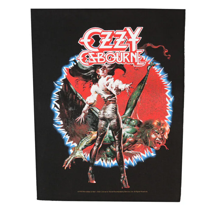 nášivka velká OZZY OSBOURNE - THE ULTIMATE SIN - RAZAMATAZ - BP1345